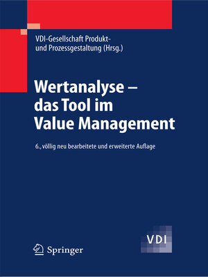 cover image of Wertanalyse--das Tool im Value Management